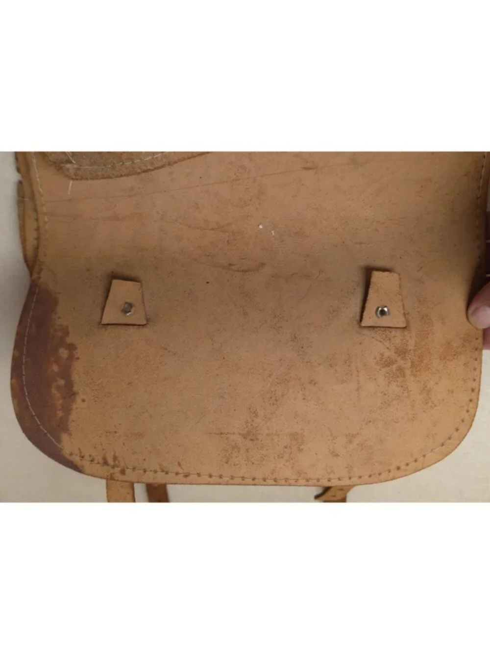 VTG Suede Leather Western Cowboy Biker Horse Motorcycle Throwover Saddle Bags
